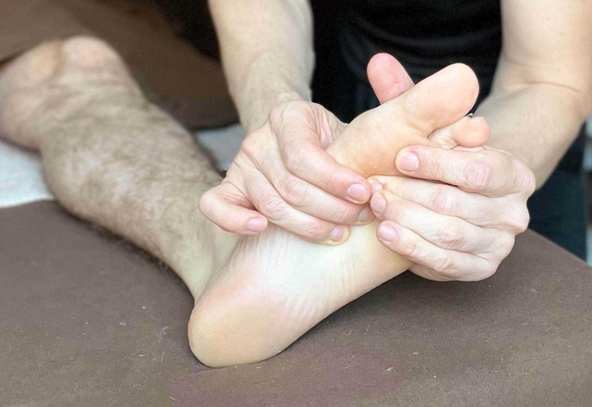 Fuß- und Handmassage